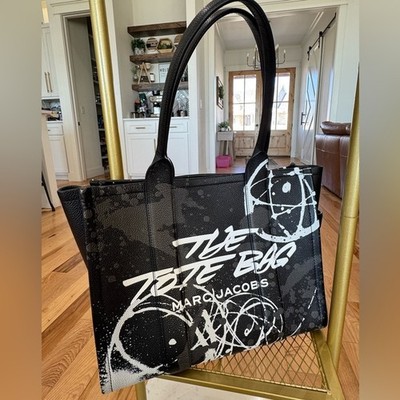 MARC JACOBS FUTURA Large Leather Tote Limited Edition Sold Out One