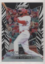 2019 Panini Prizm Tier II Zebra Prizm 55/99 Jose Martinez #170 s3g