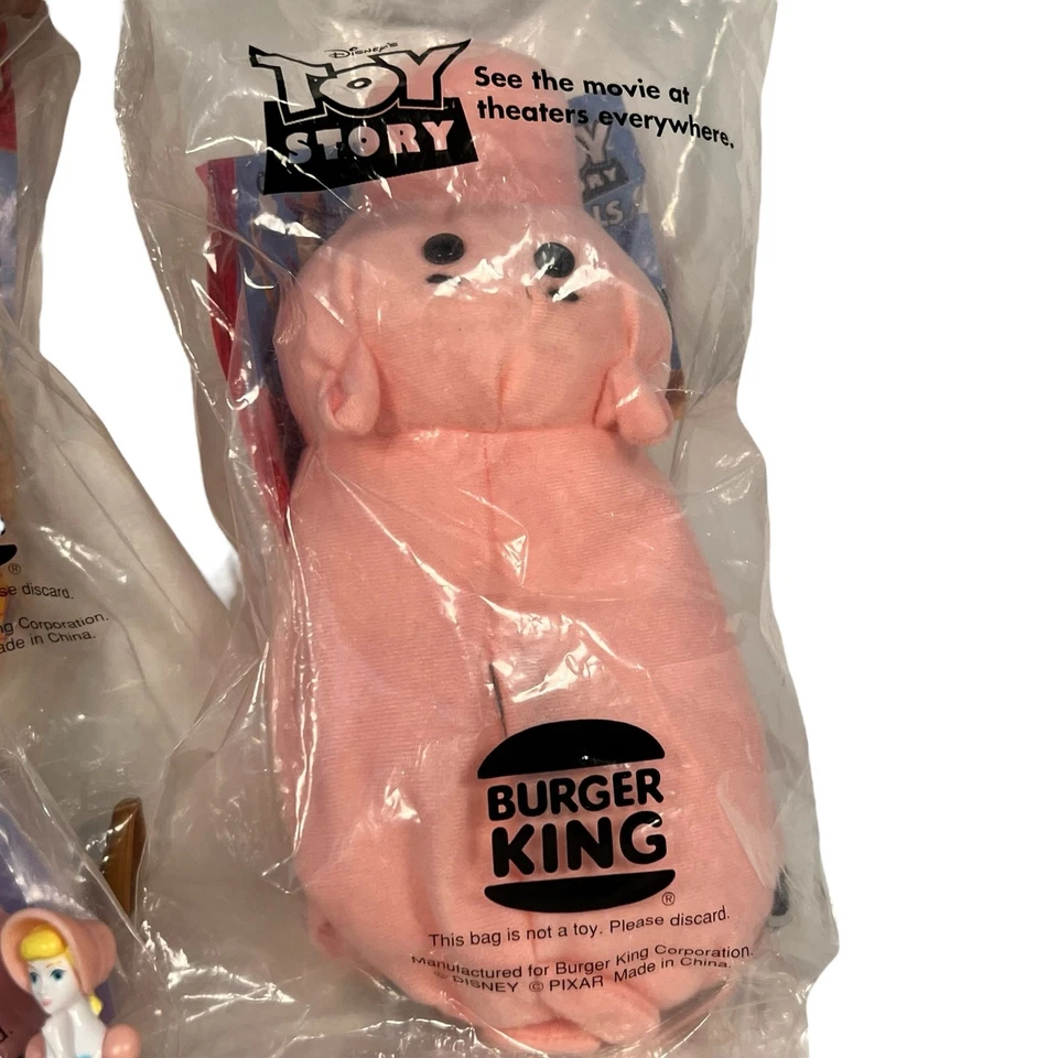 Disney Pixar Toy Story 1996 Burger King Figuras de Peluche Juguetes Woody Buzz Lote de 7 Foto 4 de 4