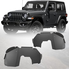 Front Inner Fenders Liners 2018-2025Jeep Wrangler JL,Steel,Bolt-On,Powder Coate