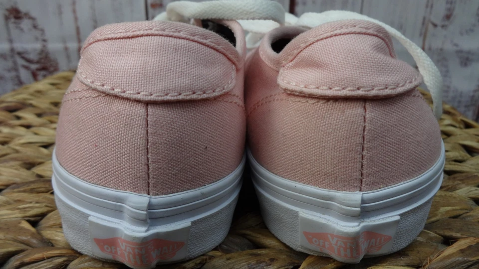 Zapatillas bajas de lona VANS Off the Wall Missy talla 4 rosa pálido Old Skool en muy buen estado Foto 3 de 4