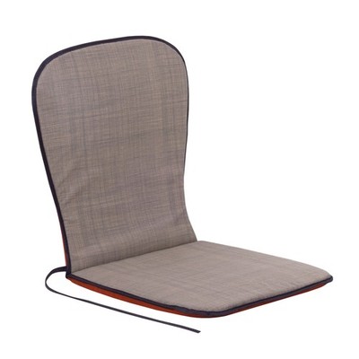 PATIO Stuhlauflage Sam 74 x 38 cm beige rot Baumwolle Polyester Stuhl Polster