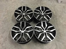 19" VW Golf Santiago Style Wheels Gloss Black Machined  Skoda Octavia