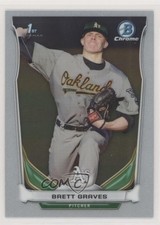 2014 Bowman Draft Chrome Brett Graves #CDP73 0jx5