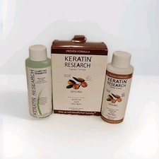 Professional BRAZILIAN KERATIN Hair Treatment 120ml w/ Clarifying Shampoo 120ml.