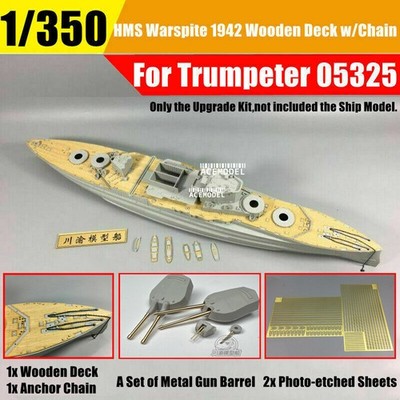 1/350 HMS Warspite 1942 Battleship Super Detail-up Part for Trumpeter 05325