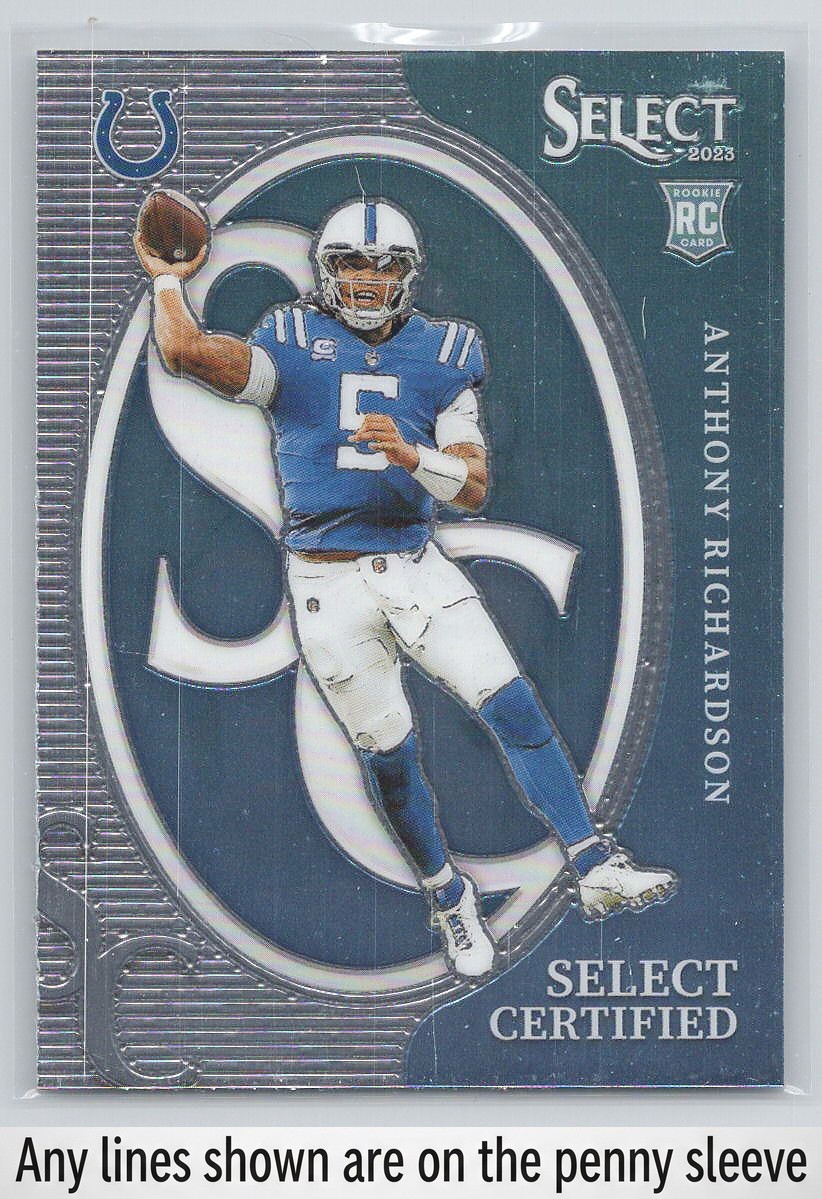 2023 Panini Select #CRO-ARI Anthony Richardson Select Certified Rookies