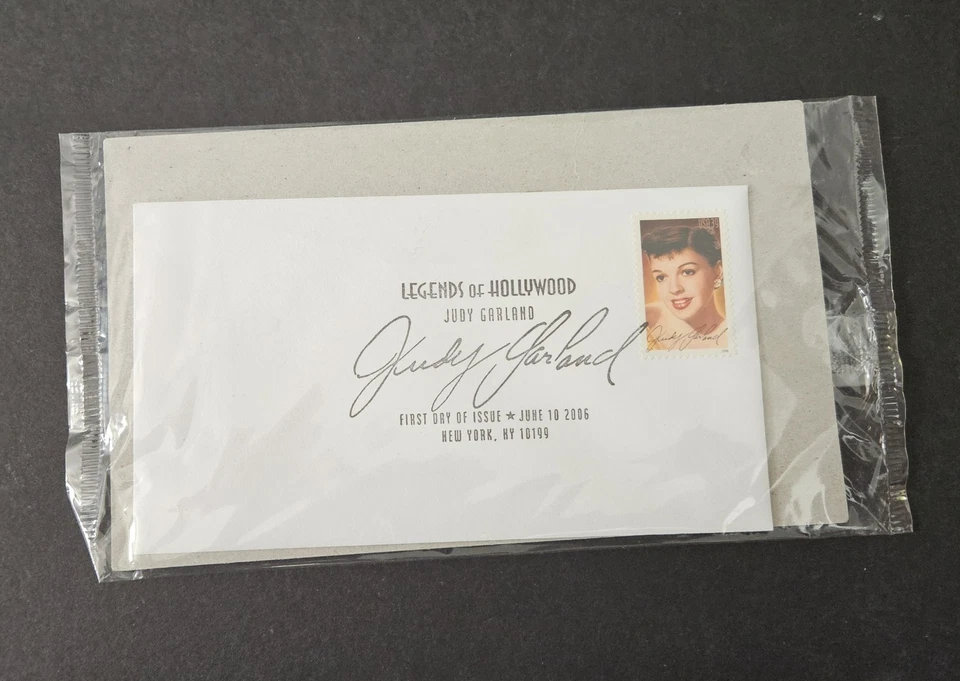 Judy Garland Legends of Hollywood First Day of Issue stamp 2006 Hand Cancelled! - Image 3 of 4