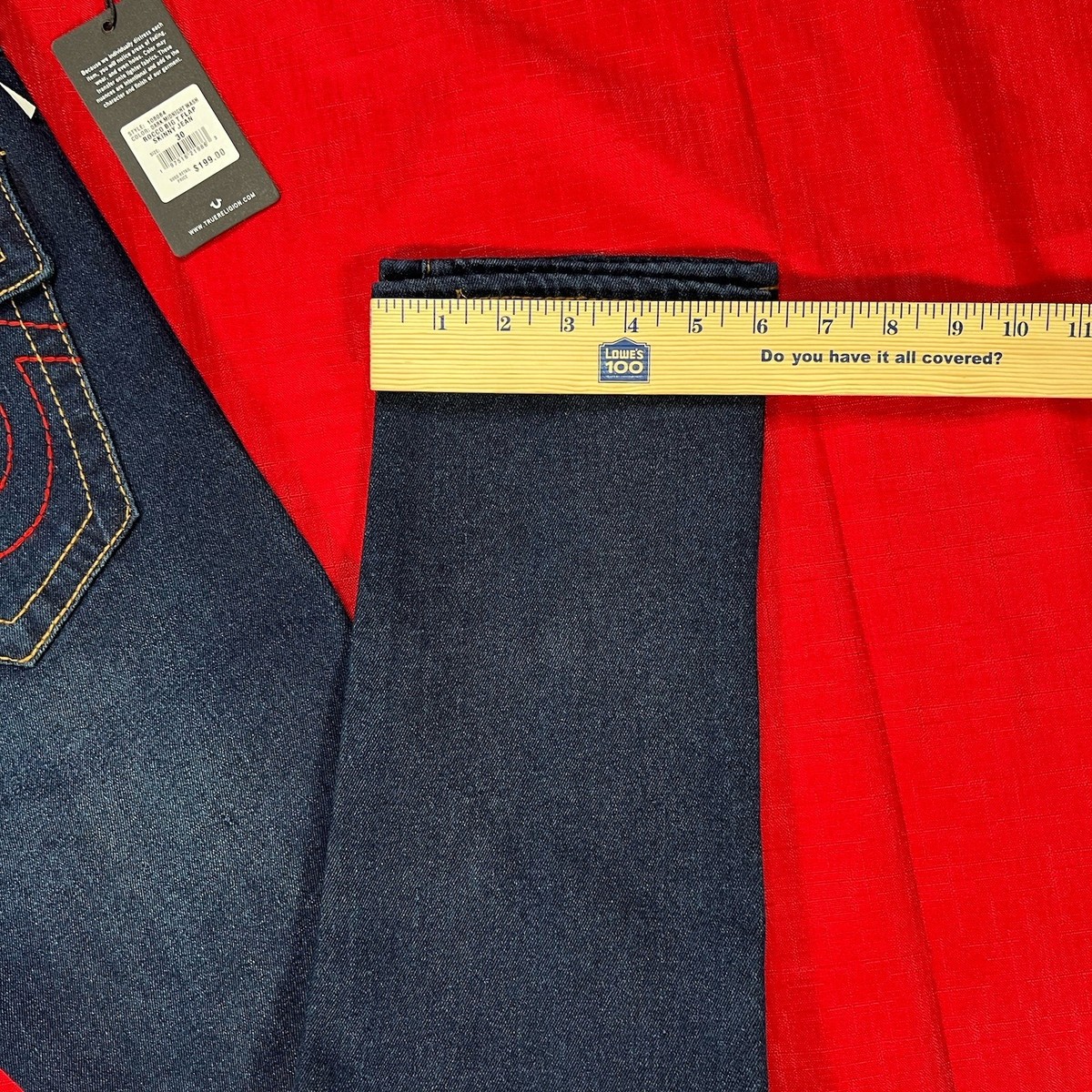 take True Religion Jeans Mens Size 30x32 Rocco Relaxed Skinny