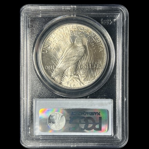 1925 Peace Dollar, PCGS MS-63 J124 - Picture 2 of 2