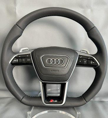Audi A3 A4 A5 A6 A7 A8 Q2 Q3 Q4 Q5 Q6 Q7 C8 RS Line Lenkrad Leder NEU