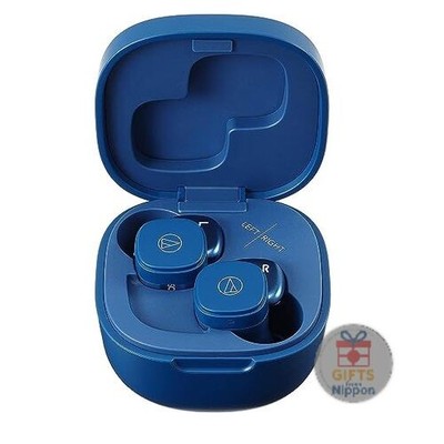 Audio-Technica ATH-SQ1TW True Wireless Bluetooth 5.0 Earphones Blue IPX4