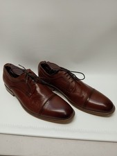 STACY ADAMS Dickinson Oxford Cap Toe - Brown Leather Dress Shoes Men's Size 11M