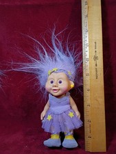 Vintage 90's purple articulated fairy princess troll