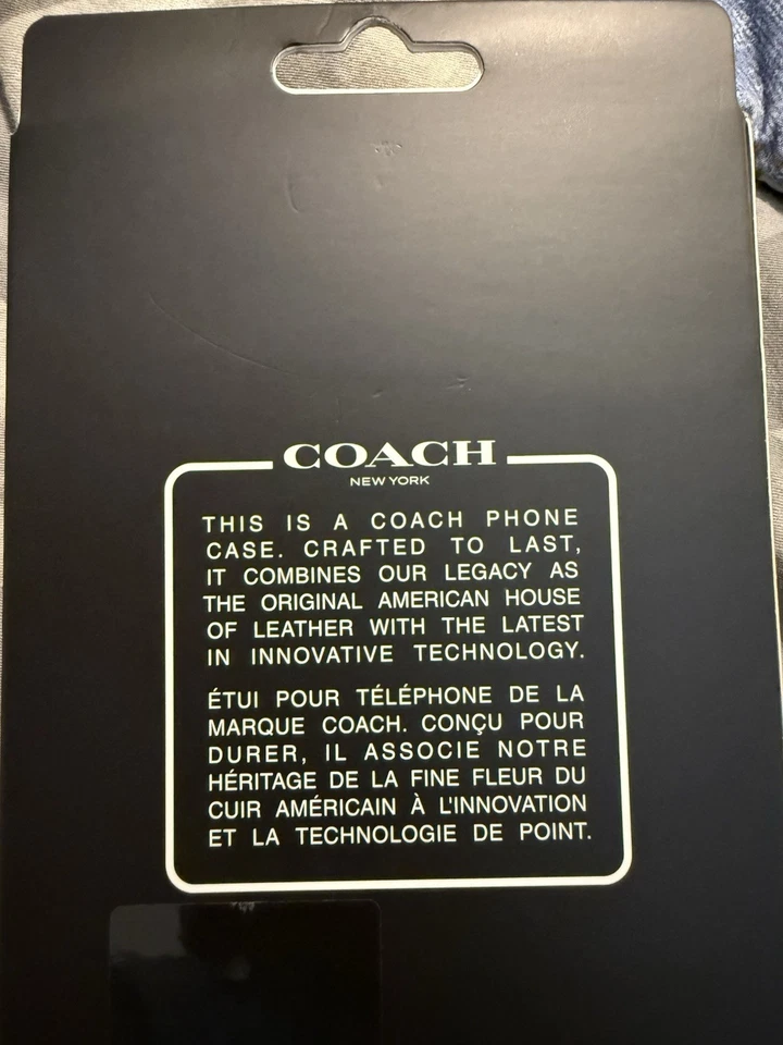 Чехол Coach для iPhone 16 Pro Max MagSafe фирменный C розовый оранжевый блестящий омбре новый - Изображение 3 из 3