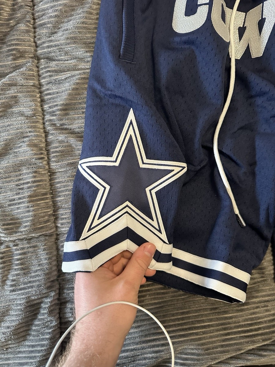 Just Don Dallas Cowboys Mens Shorts Size Small Mitchell And Ness