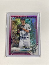 2021 Bowman Chrome Prospects Fuchsia Shimmer Refractor /199 George Kirby