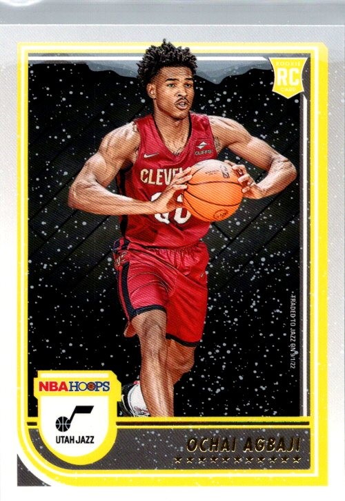 2022-23 NBA Hoops RC Ochai Agbaji Utah Jazz Rookie Card #244