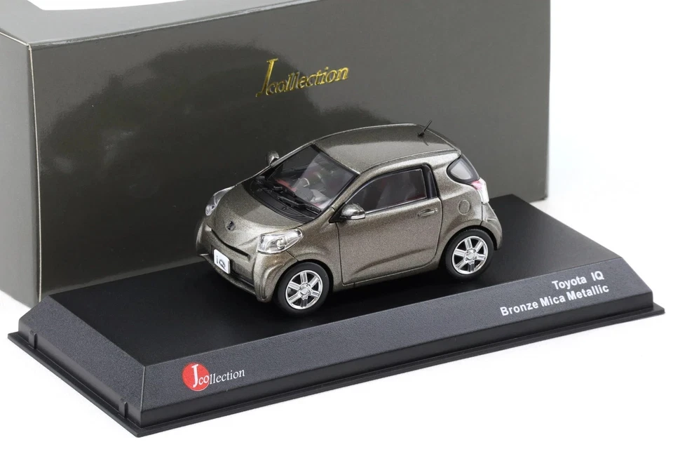KYOSHO/J-COLLECTION DIECAST 1/43 2008-16 TOYOTA IQ CITY CAR BRONZE MICA METALLIC - Image 3 of 4