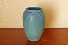 Wonderful Antique Rookwood Arts & Crafts Lotus Vase "XVII" 1917 #2282 Matte Blue