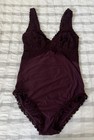 American Eagle One Piece Bodysuit New With Tags Maroon Medium Lace $39.95 — photo 1