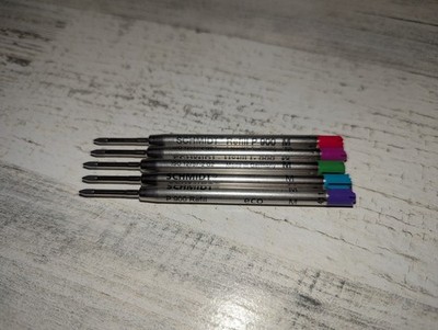 Schmidt P900 Multi Color Pack Ballpoint Pen Refills 5pk