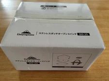 CAMPING MOON Polished Outdoor Stainless Steel Dutch Oven 6 inches DO-25