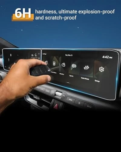 2025 Kia K5 GT Line Screen Protector Antiglare 25-25 K5 12.3" (Split Screen) - Image 4 of 4