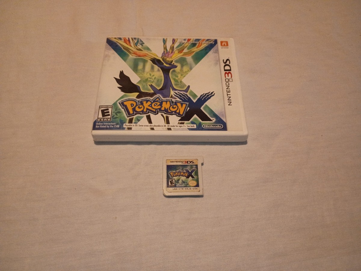 pokemon x game card Pokemon x for Nintendo 3DS Game Card and Case In Good Condition No Manual