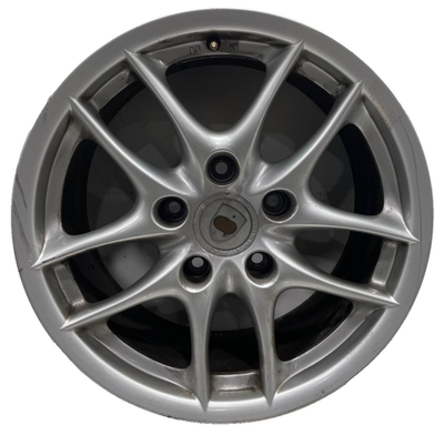 2003 Porsche Boxster OEM Rear Alloy Wheel Rim 5 Split Spoke 17