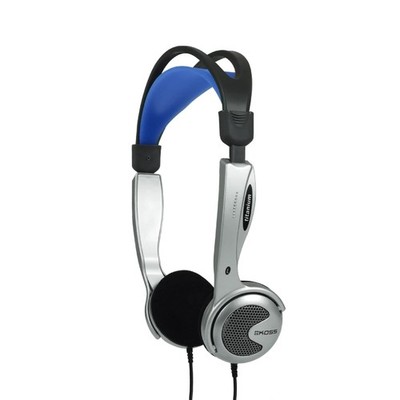 Koss KTXPro1 Titanium 90s Style On-Ear Headphones, Silver, Volume Control | R...