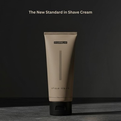 HygieneLab Shaving Cream Fragrance-Free Aloe Vera Shea Butter 6.76 oz
