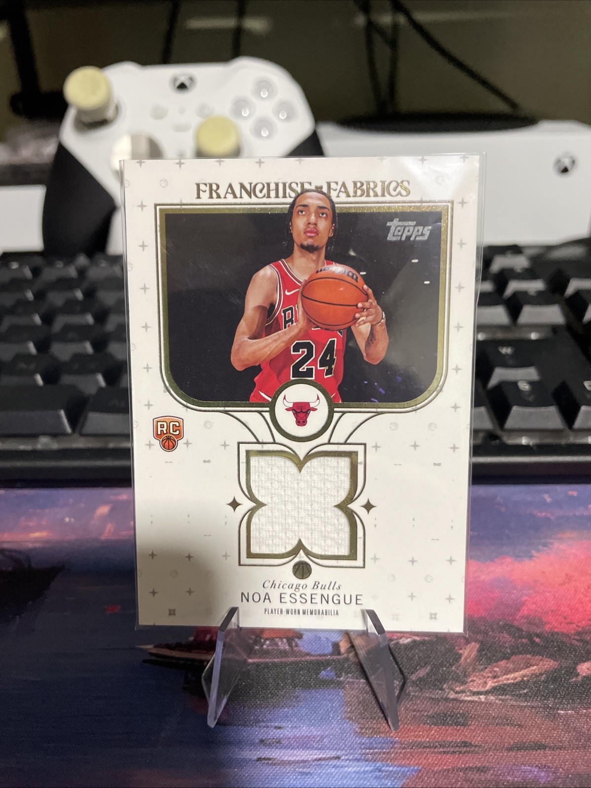 2025-26 Topps - Franchise Fabrics Noa Essengue #FF-NE (MEM, RC)