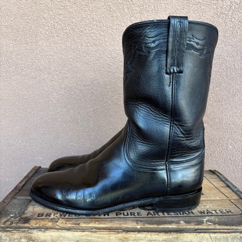 Lucchese Men’s Bannock Leather Roper Boot - Picture 2 of 11