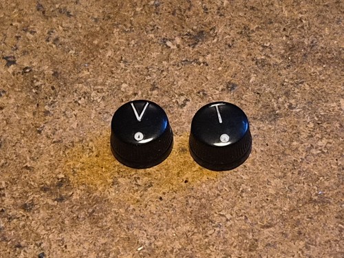 Vintage 1960's Silvertone Guitar V/T Knobs 1965 1967 1966 Kay Harmony