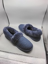 Skechers Cozy Campfire Vegan Rhinestone Slippers Women's 9M Navy A80
