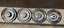Set Of 4 Vintage 1950-1953 Oldsmobile 88 98 Hubcaps 15 Globe Logo Wheel Covers