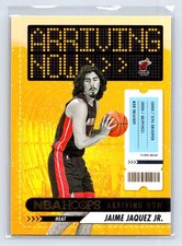 2023-24 Hoops Winter #30 Jaime Jaquez Jr. Arriving Now Miami Heat RC