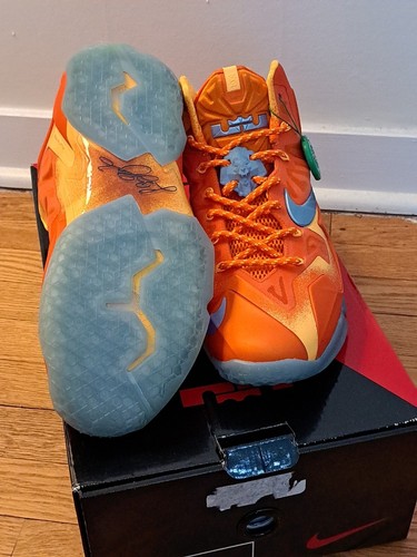 Nike LeBron XI 11 Preheat Forging Iron 626376-800 Size 11 Deadstock DS New - Picture 9 of 12