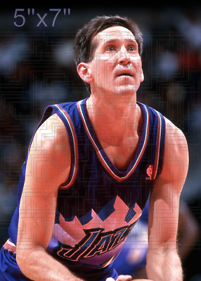Jeff Hornacek - Utah Jazz - choose a size - full color print | eBay