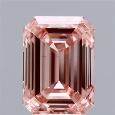 Flawless 15.7 Ct Natural Ceylon Padparadscha Emerald Cut Loose Gemstone