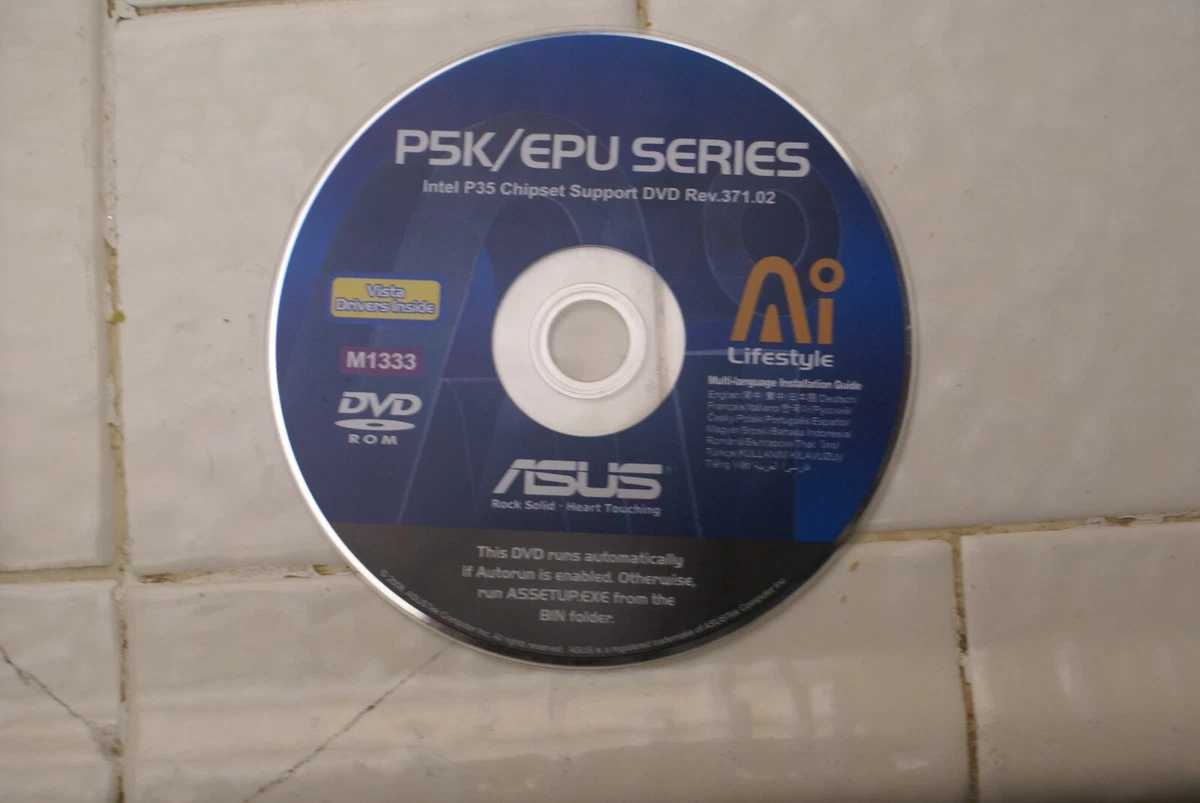 Asus P5K/EPU Motherboard Driver Disk | EBay