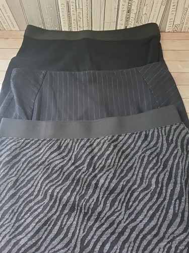 Ladies Elasticated Skirt Bundle X 3, Size 12-14