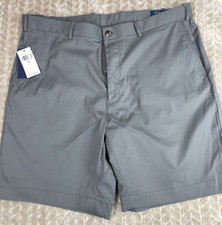 Polo Ralph Lauren Mens Size 40 Gray Shorts NWT Performance 9" Flat Front