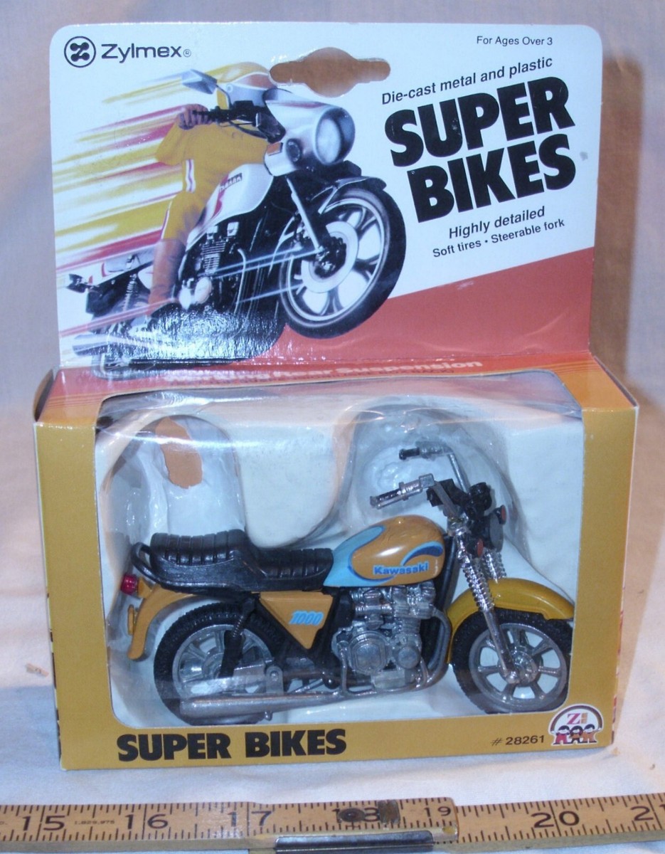 ZYLMEX ZEE TOYS KAWASAKI 1000 SUPER BIKE DIECAST TOY 1983 28261