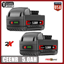 Ceenr 5.0Ah Battery For Milwaukee 18V 2 Pack  Replacement Model M18 US