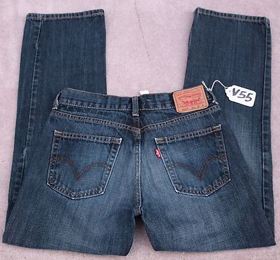 514 LEVI STRAUSS Jean Pants for BOYS- 16 RUGULAR - W28 X L28. TAG NO. V55