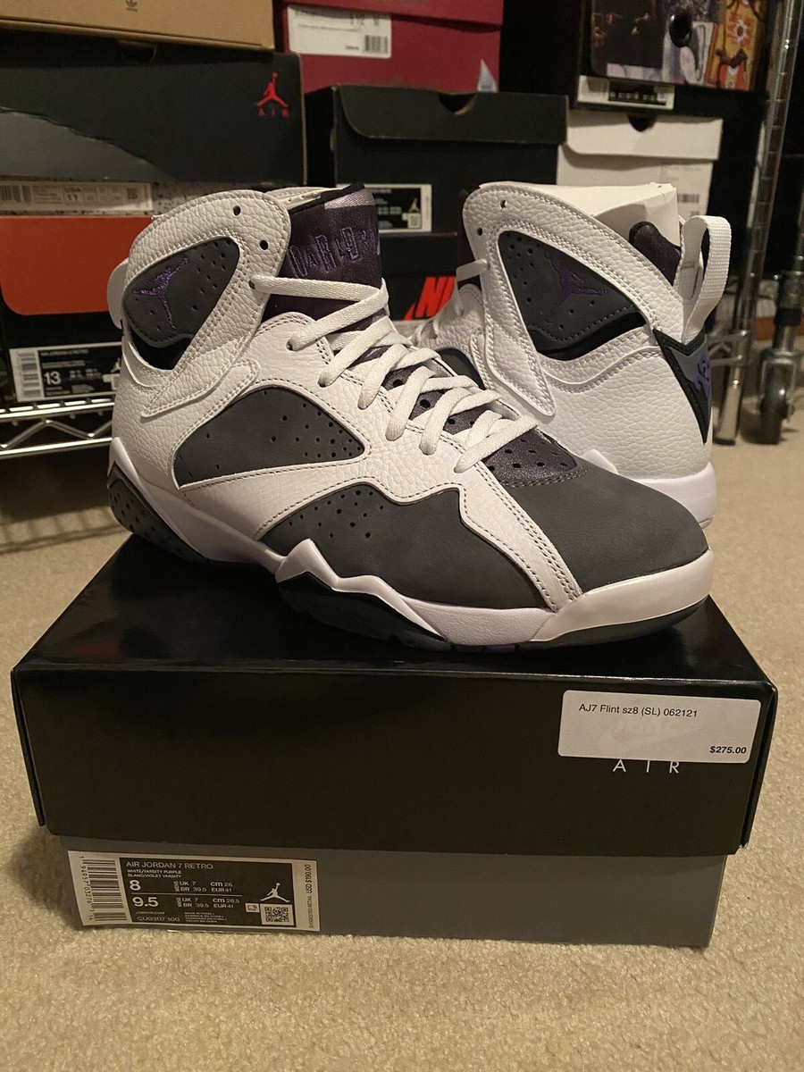 NEW!!! Nike Air Jordan Retro 'Flint' Grey/White (CU9307-100