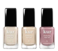 Londontown Kur Perfecting Nail Veil Trio 0.4 oz each Full Size ~ Brand New! ❤️
