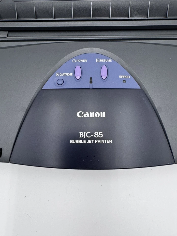 Canon BJC-85 K10190 Bubble Jet Color Mobile Inkjet Printer And OEM Power Adapter - Image 3 of 4